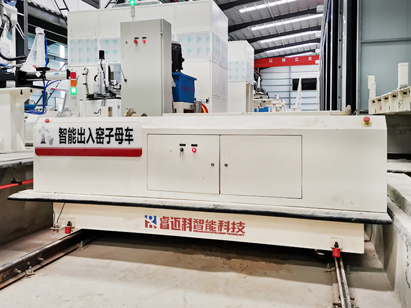 Warehouses Industrial Automated Rail Transfer Trolley