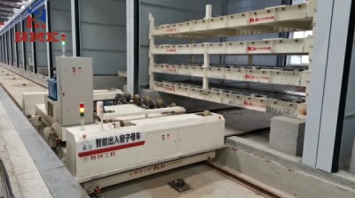 Geautomatiseerde treinoverdrachtstrolley