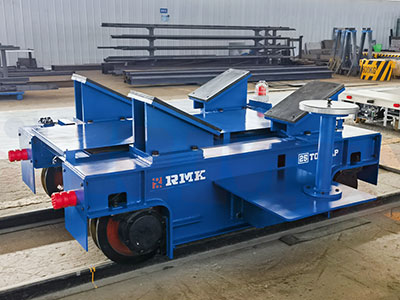 spiraal rail batterijoverdracht trolley