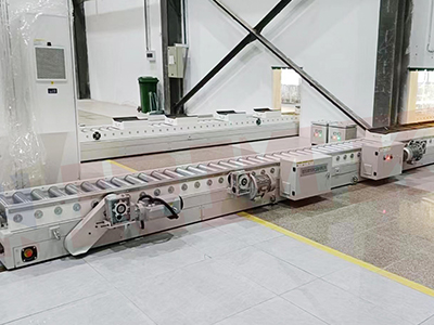 RGV geautomatiseerd spoorvervoerplatform