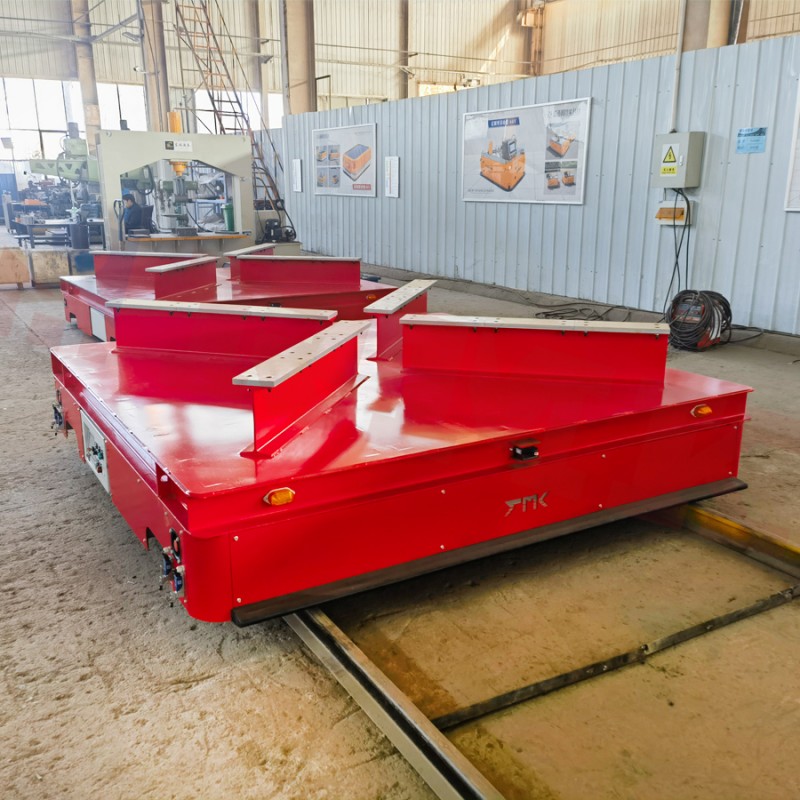 10 ton geautomatiseerde materiaalbehandelingssystemen RGV Rail Transfer Cart