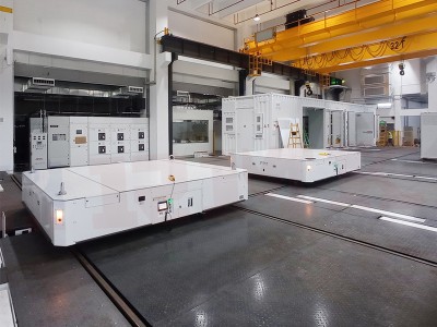 40 ton+40 ton Dual Cart Linkage Automated RGV