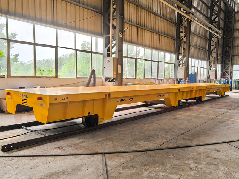 Explosiebestendige Rail Transfer Trolley voor Sandblasting Room
