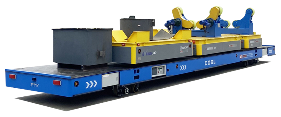 Omniwheel Trackless Transfer Wagen